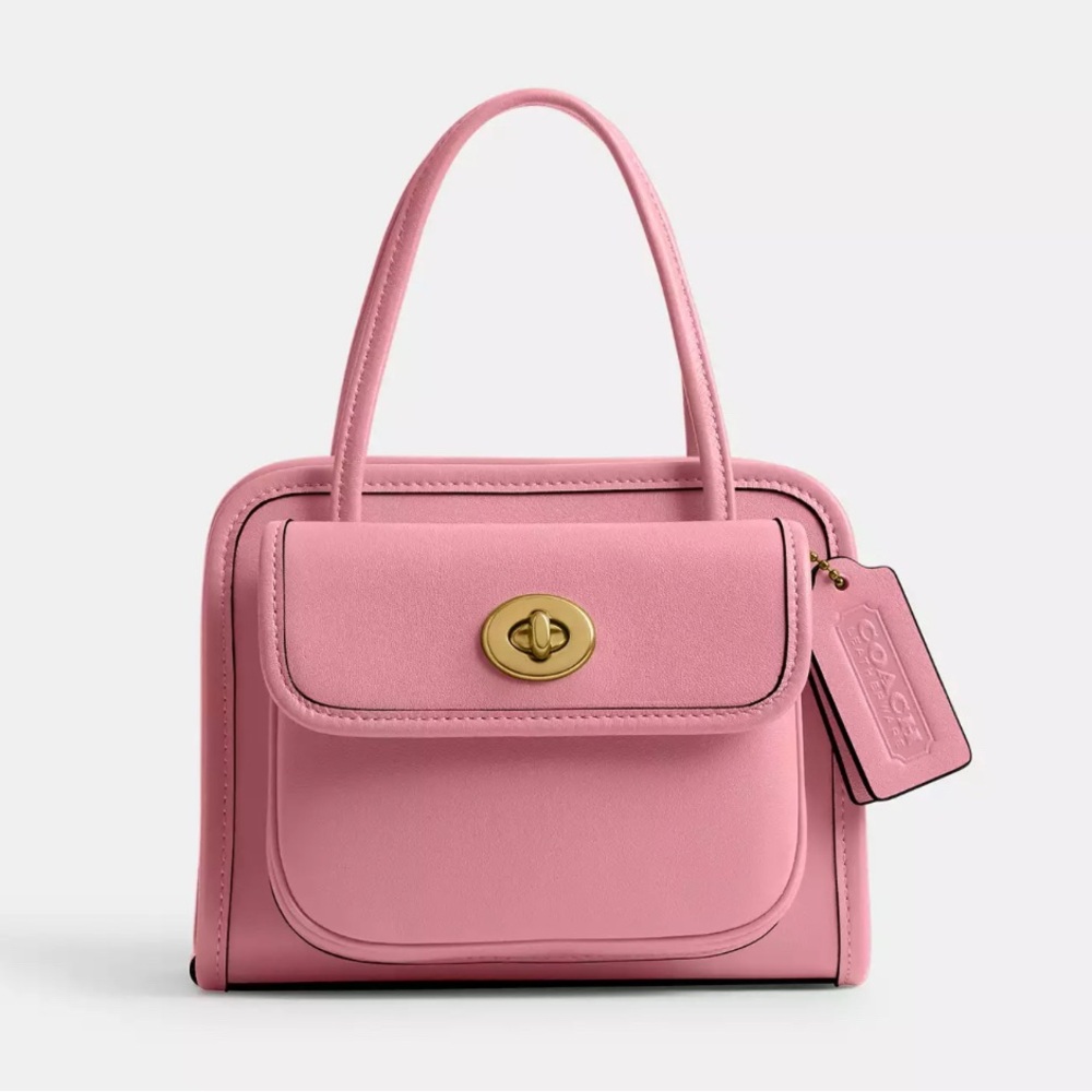 COACH Safari Bag - Brass/True Pink - New